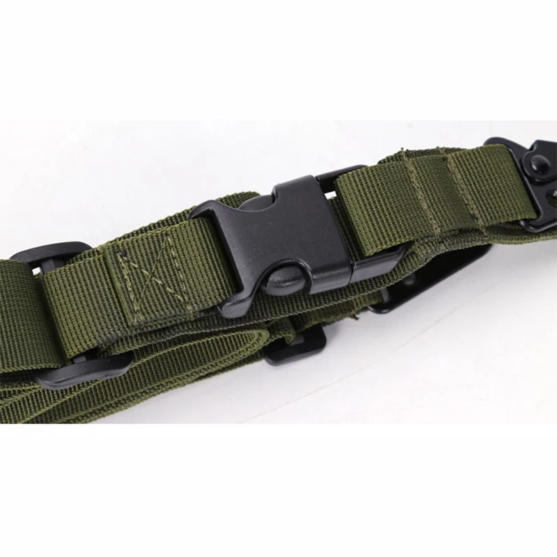 airsoft M4 AR 15 accessories Three 3 Point Rifle Sling Adjustable Durable Tactical Bungee Sling Swivels Hunting rifle strap (6)