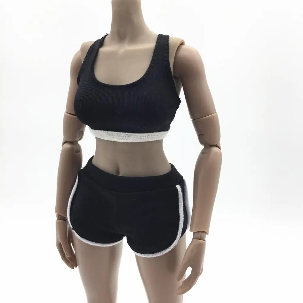 1/6 Women Sports Suit Set Female Clothing for 12