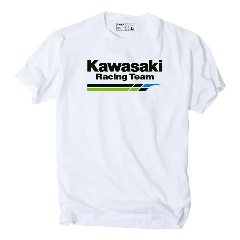 

Factory Effex Kawasaki Racing White T-Shirt Tee Adult Licensed KX KXF NEW