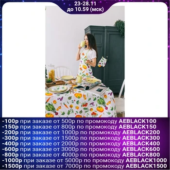 

Tablecloth "Dolyana" Vegetables 145x180 cm, 100% cotton, waffle cloth, 162 g / m2 4252208
