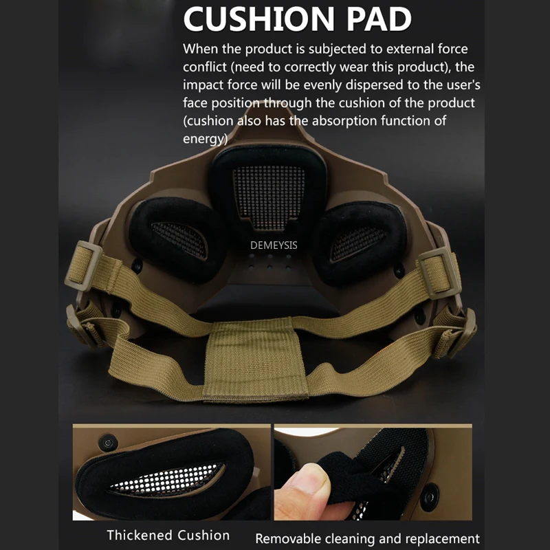 Hunting Protective Mask Half Face Breathable Military Tactical Mask