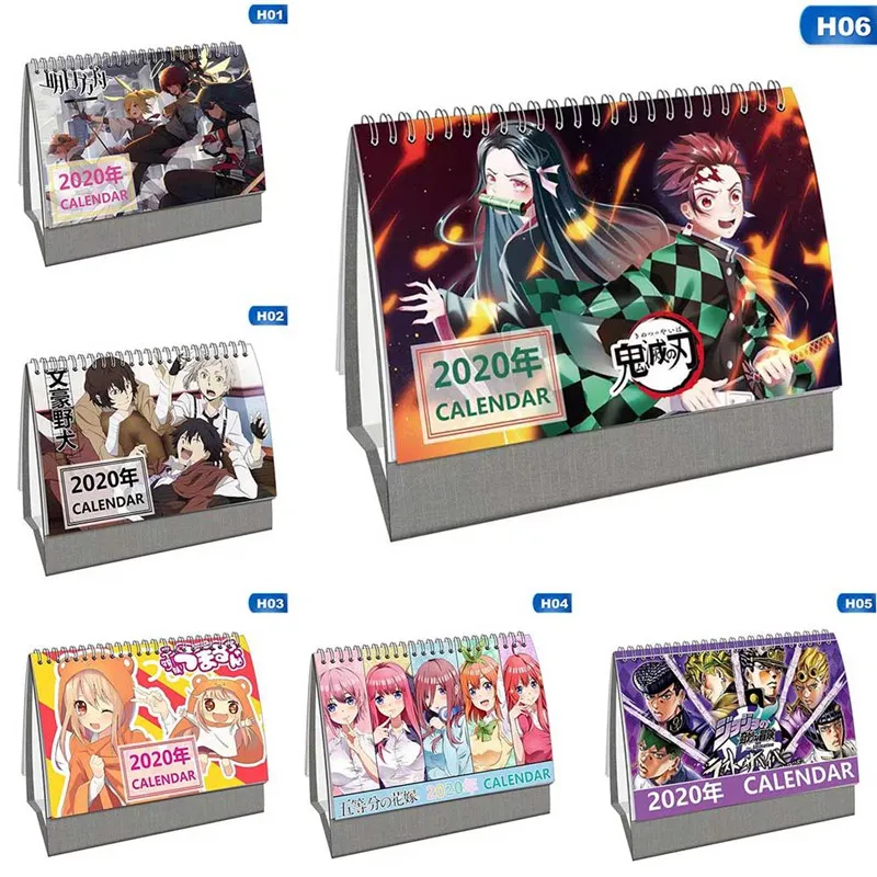 Японское аниме демон убийца: Kimetsu No Yaiba серия календарь DIY мультипликационные