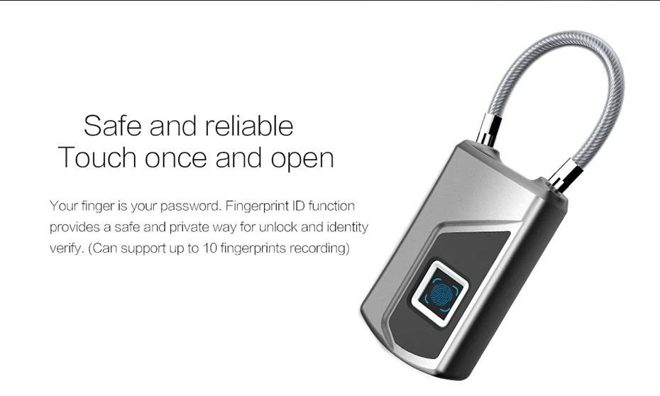 fingerprint padlock