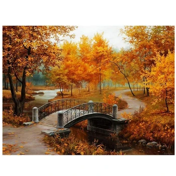 

16*20 inch DIY Paint By Number Kit Digital Oil Painting Canvas Beautiful Scenery HOT