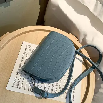 

Mini Small Crossbody Bags for Women Leather Alligator Black Fashion Trend Female Shoulder Bag Satchel Trend Women's Bags