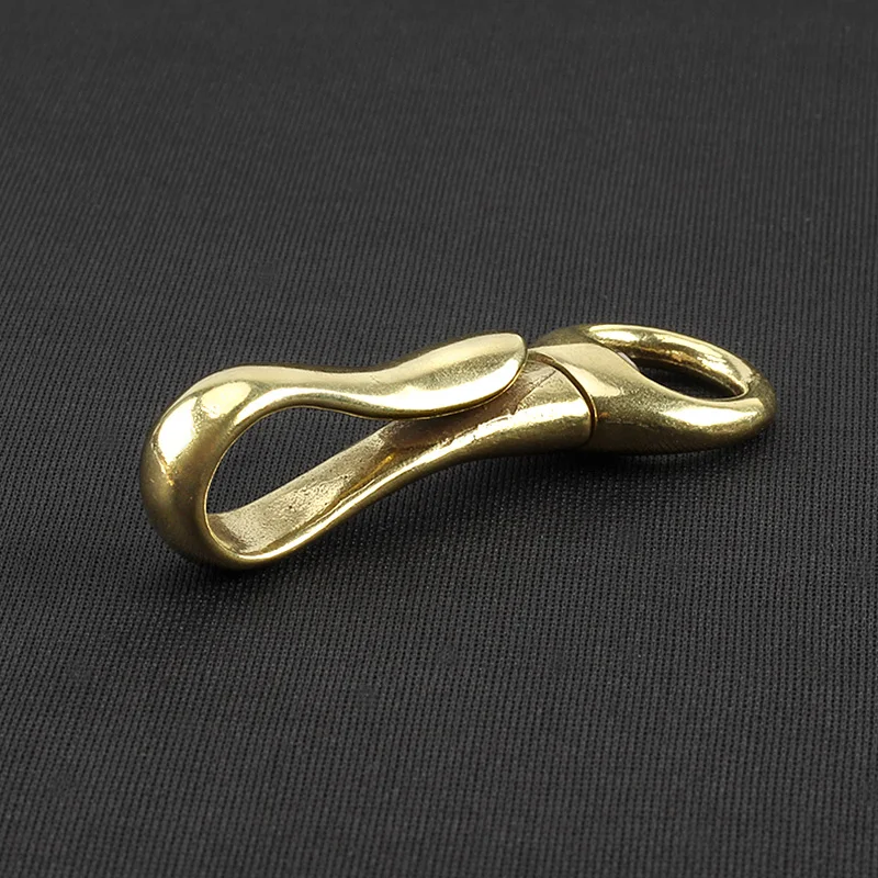 Brass Rotation Key Ring Outdoor Small Tool EDC Buckle All Direction Rotation Key Chain Key Chain Clip Key Ring