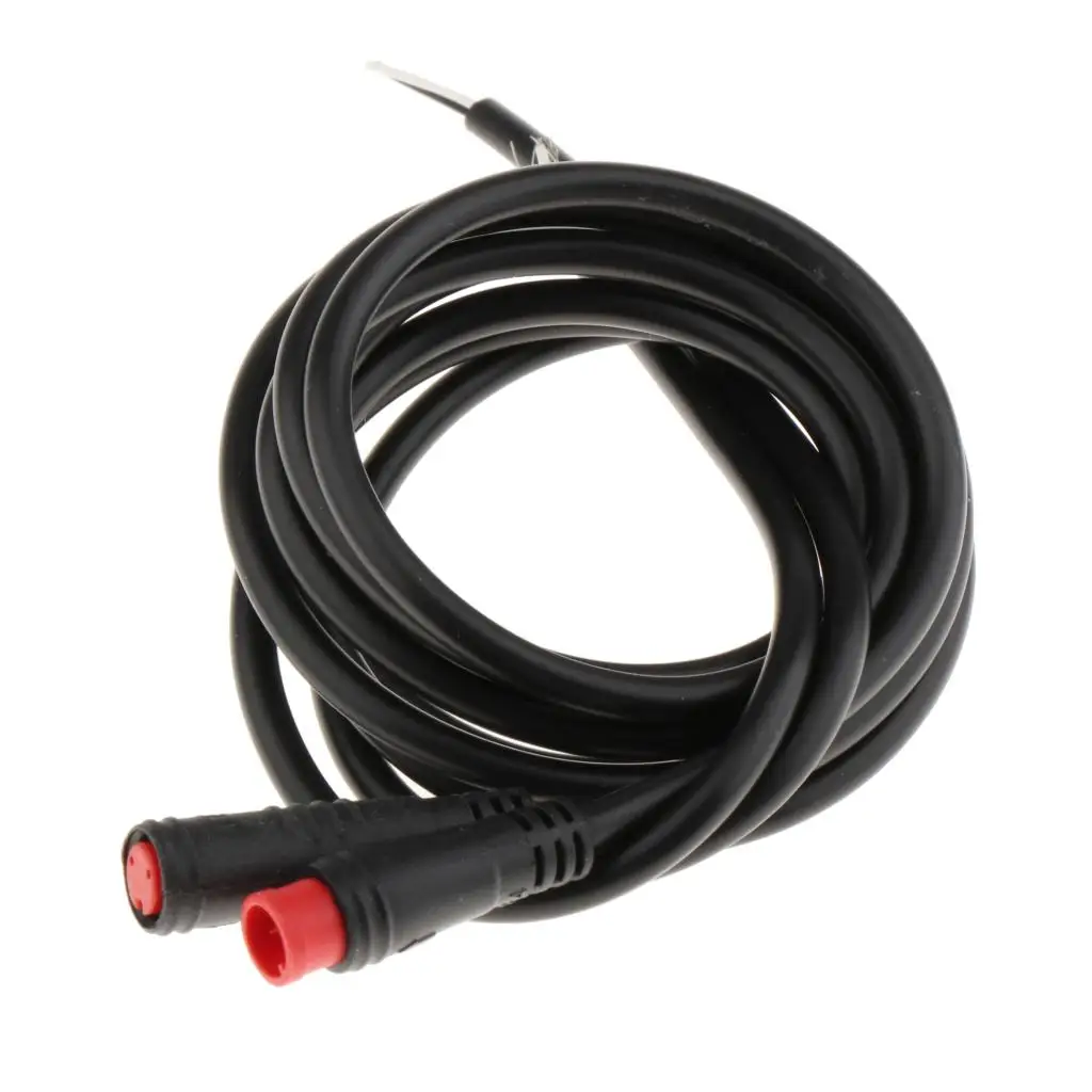 E-Bike Extension Cable Extender Mid-Drive Motor Electric Bicycle Converting Cable Wire Components 90-95cm 2 / 3 / 5 / 6Pin