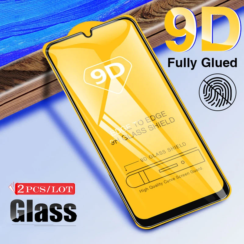 

2 Pcs 9D Protective Glass for Samsung A50 Screen Protector Film for Samsung Galaxy A10 A20 A30 A40 A70 Full Tempered Glass Film