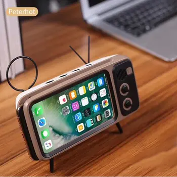 

Retro mini Bluetooth Speaker Classic TV Audio Support TF Card FM Radio Aux model Wireless Sound box For iPhone Huawei Xiaomi