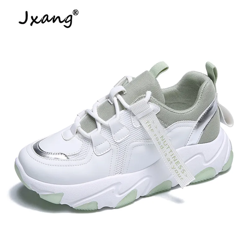 

JXANG New 2020 spring and autumn women's lace-up flat shoes casual fashion women's sneakers comfortable Zapatos de mujer