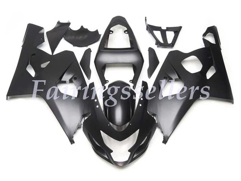 

New ABS Plastic Fairings Kit Fit For Suzuki GSXR600 GSXR750 GSX-R600 R750 K4 2004 2005 Injection Mold Black ash
