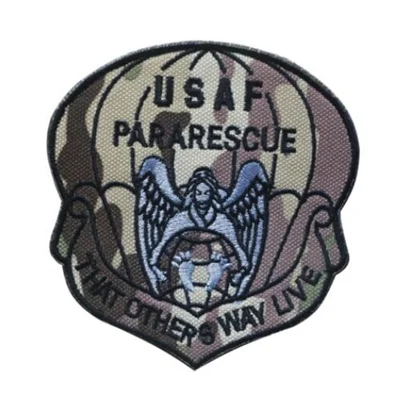 USAF десантник ВВС США тактический боевой патч Pararescue десантные повязки патч для военной одежды крюк/петля - Цвет: 6