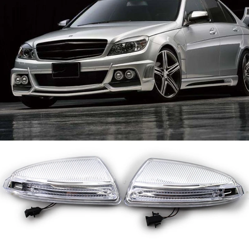 

Car Left/Right Rearview Mirror Turn Signal Light for C-class W204 W164 2007-2011