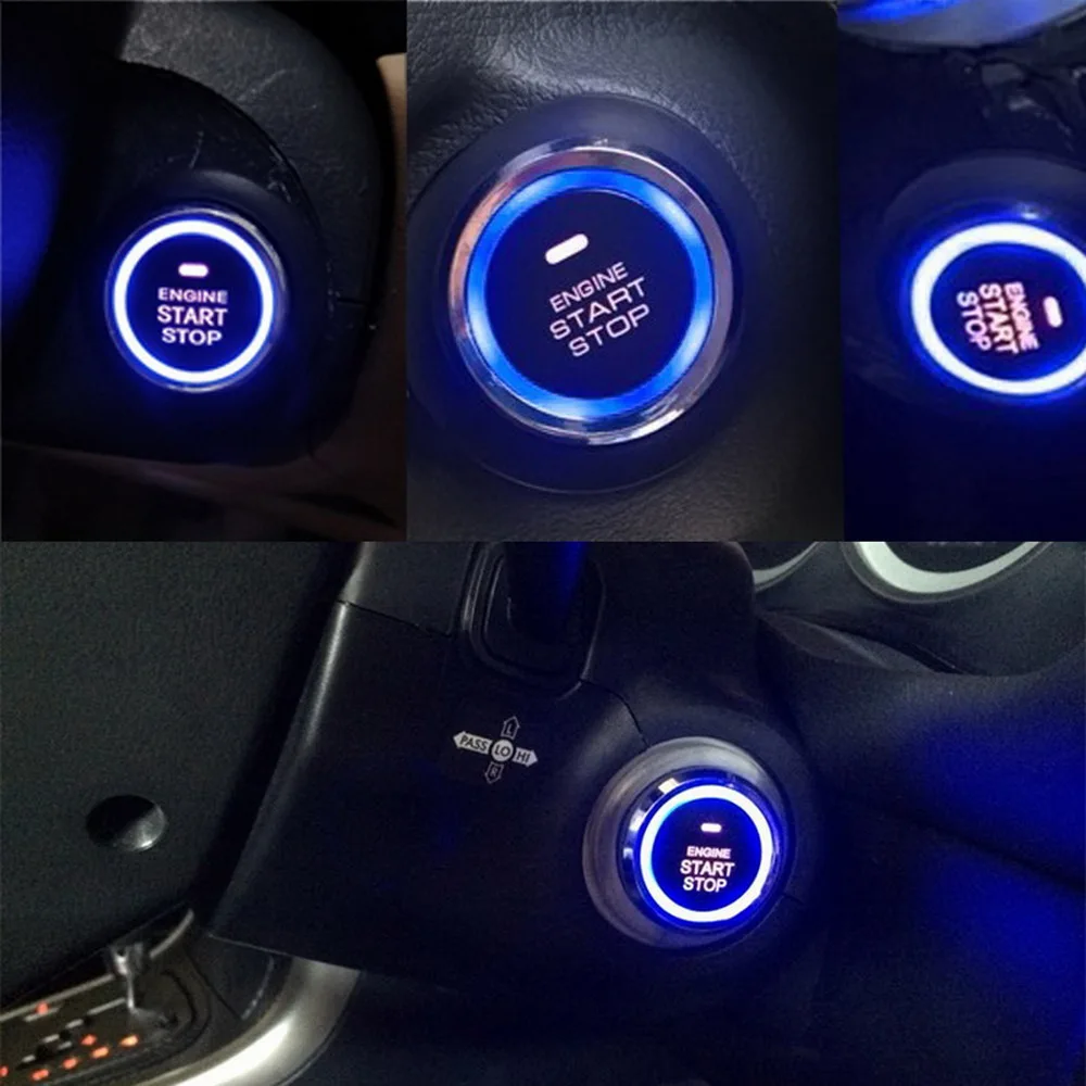 12 В Автомобильная кнопка запуска стоп кнопка запуска двигателя сигнализация замок без ключа система двери нажимные тактильные кнопки Универсальный RFID замок горячая распродажа