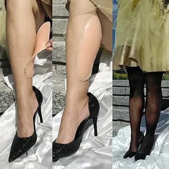 

Leg Correctors Silicone Leg Onlays Self-Adhesive for Crooked or Thin Legs Gel Pads Shapewear Women Realistic Soft Bionic Skin