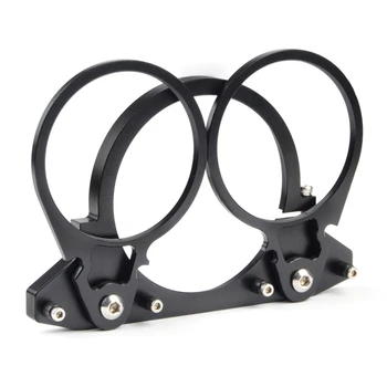 

ABZB-Double Flip Lens Adapter Flip Mount Lens Holder for M67 98Mm Macro Wet Lens, 98Mm Thread Underwater Housings