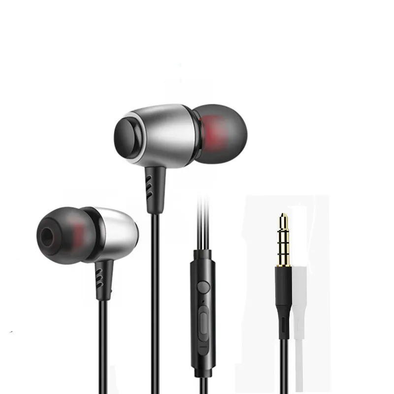 

Bass Sound Earphone In-Ear Sport Earphones with mic for xiaomi iPhone Samsung Headset fone de ouvido auriculares MP3