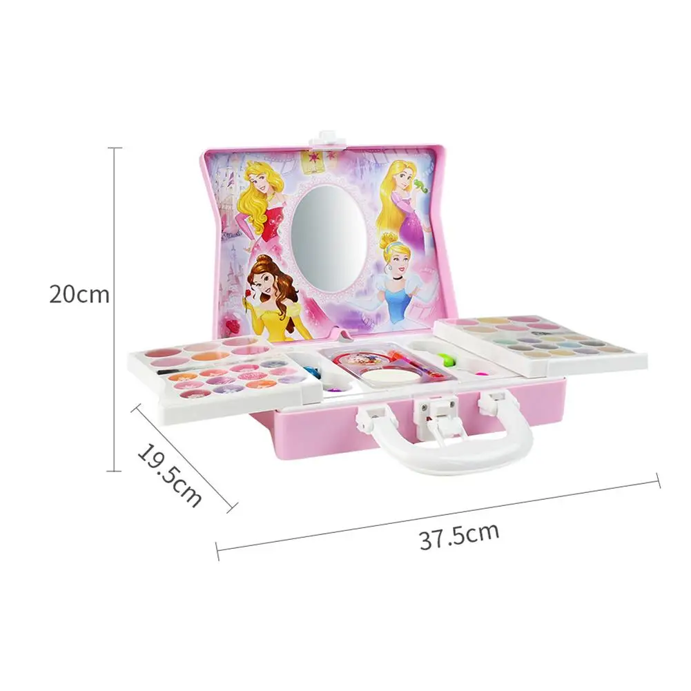 Disney Princess Makeup Set for Girl Toys Frozen Elsa Anna Snow White Belle  Rapunzel Pretend Play