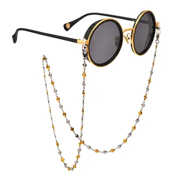 

Titanium Steel Heart Glasses Chain Hanging Neck Retro Sun Eye Chain Lanyard Non-slip Fashion Female Male Sunglasses Chain
