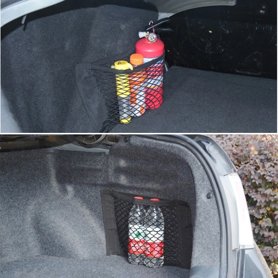 

Car Trunk Box Storage Bag Net Accessories sticker For Hyundai IX35 ix 25 Solaris I30 Tucson Elantra Santa Fe Getz Sonata YZY