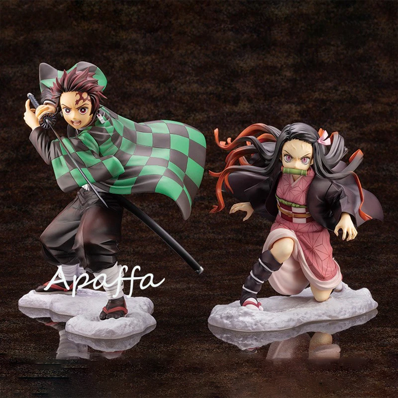 Фигурка из аниме рассекающий демонов Kimetsu no Yaiba Artfx J Nezuko Kamado Tanjiro Kamad ПВХ экшн