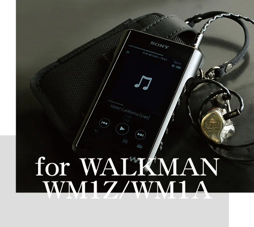 SONY WALKMAN NW-WM1A 純正ケース CKL-NWWM1 付 2019 New Original 1:1