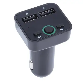 

A15 Bluetooth FM Transmitter Wireless Car Kit Handsfree MP3 Player USB Charger Vehicle Battery Voltage Display 85X50X45mm