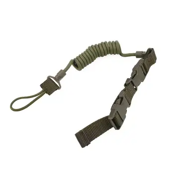 

Multifunctional Tactical Pistol Lanyard Spring Stretchy Adjustable Safety