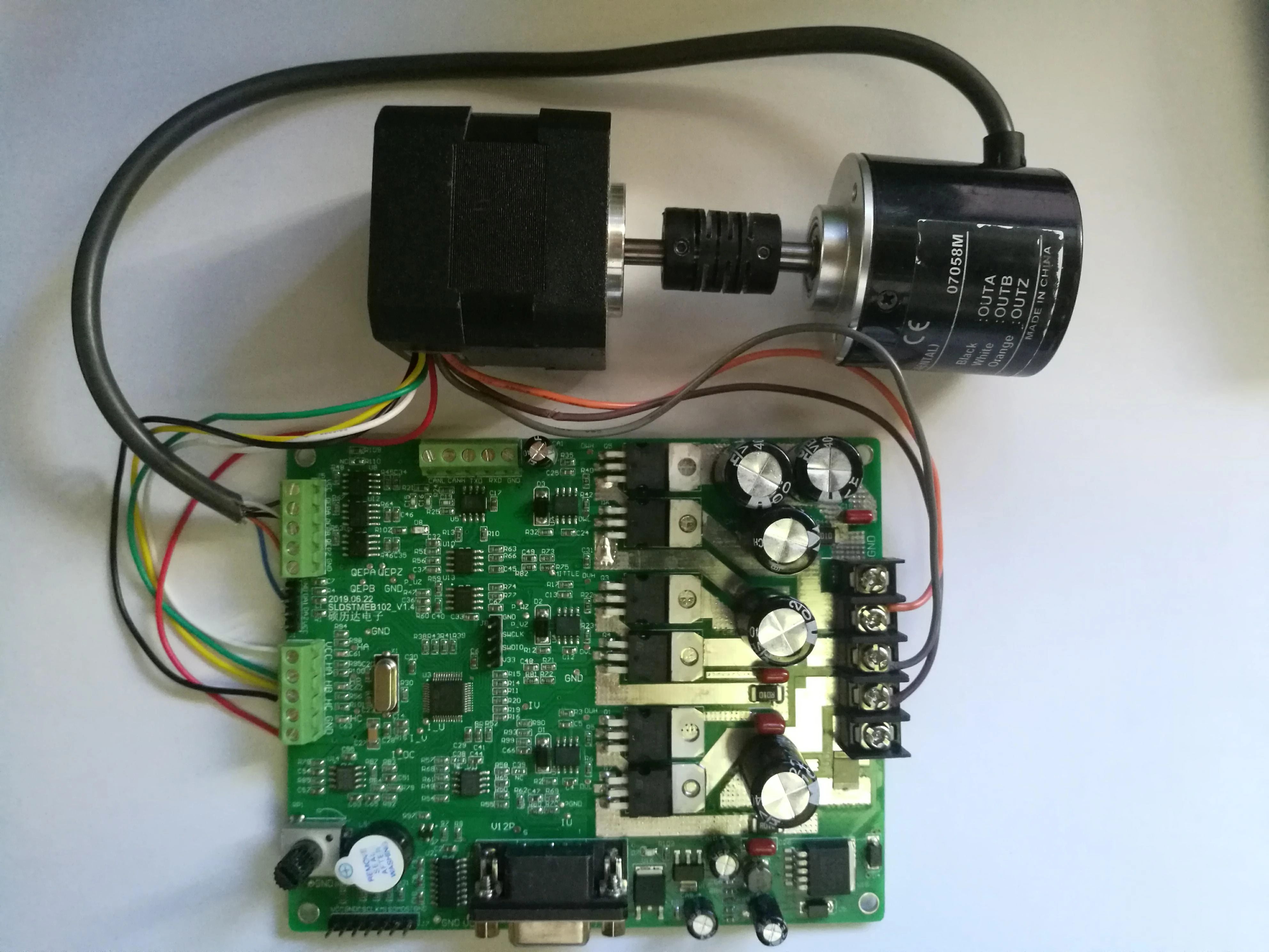 US $125.55 STM32 Threephase Permanent Magnet Motor Control Development Board BLCD PMSM ACIM Motor Control Development Learning Board