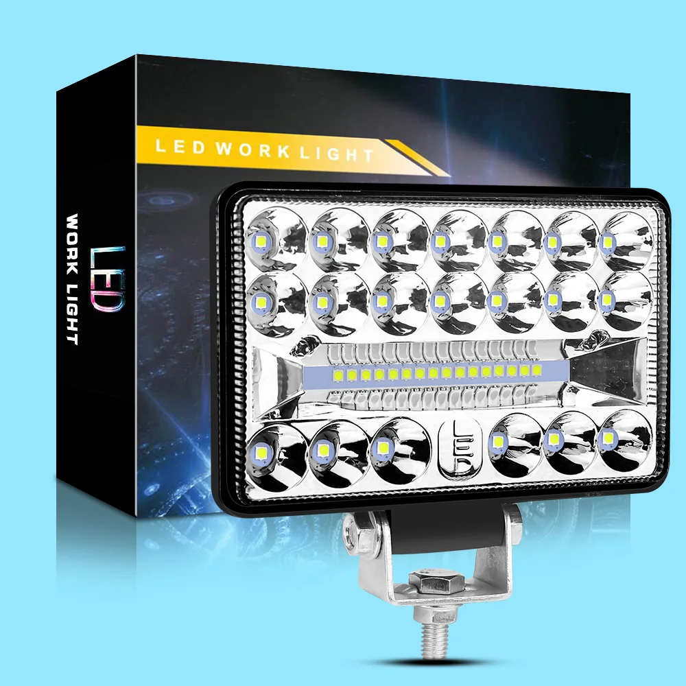 

DXZ 1PCS 4 Inch LED Bar Lights 108W LED Work Light For Boat Car Tractor Truck Offroad SUV 12V 24V Led Headlight 6000K