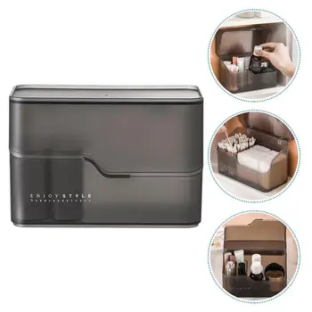 

Makeup Storage Rack Desktop Storage Box Cosmetics Holder Rack Cosmetics Desktop Storage Box Skin Care Product Organizer