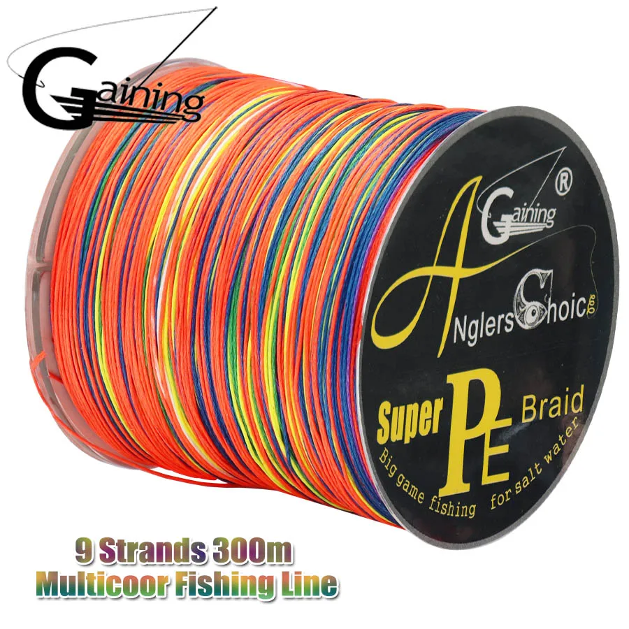 9 Strands Braid Line 300M 500M 1000M 1500M PE Multifilament Fishing Line  Braided Wire for Carp Freshwater Fish