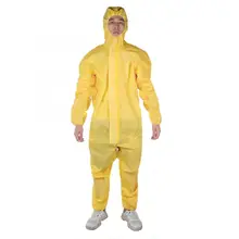 3085T Желтый Защитный Комбинезон Антистатическая химическая кислота щелочи костюм химической защиты
