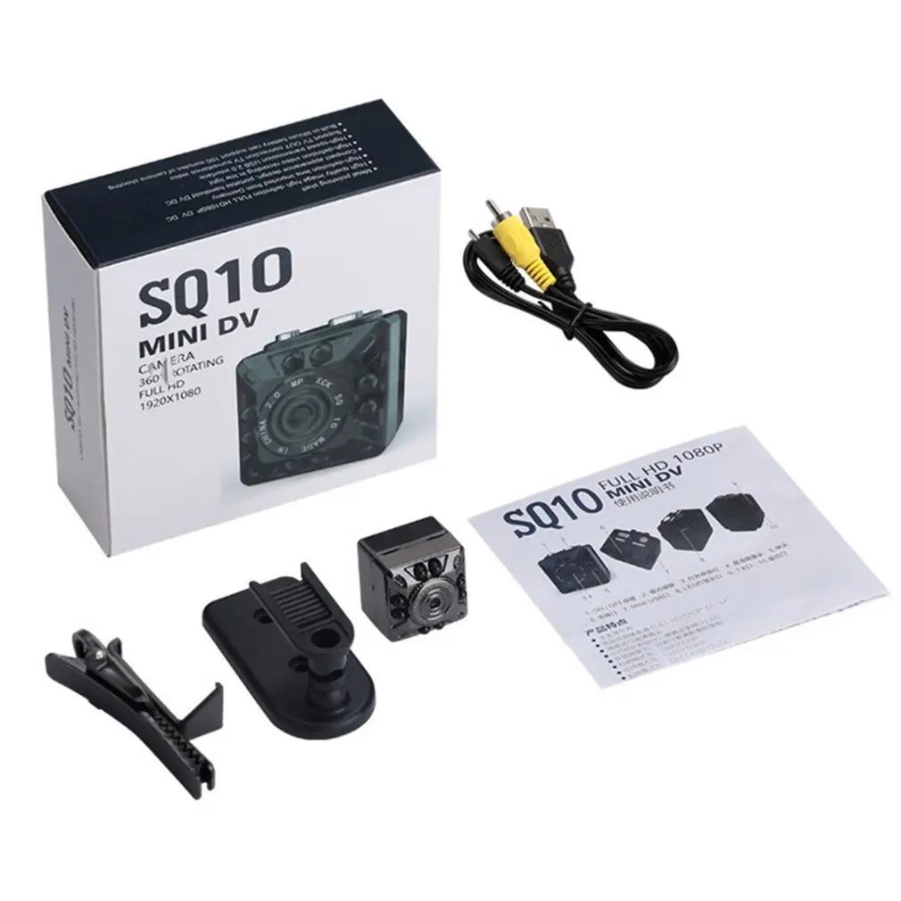 

SQ10 Mini Camera Full HD 1080P Micro Camera IR Night Vision DV Camera Motion Sensor DVR Camcorder Mini Audio Recorder