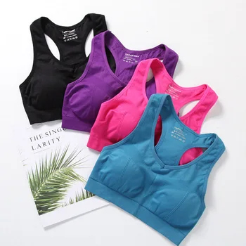 

Tube Tops Fashion Beauty Back Running Sports Fitness Refreshing Wrapped Chest Underwear Hive Shockproof Sports Bra*