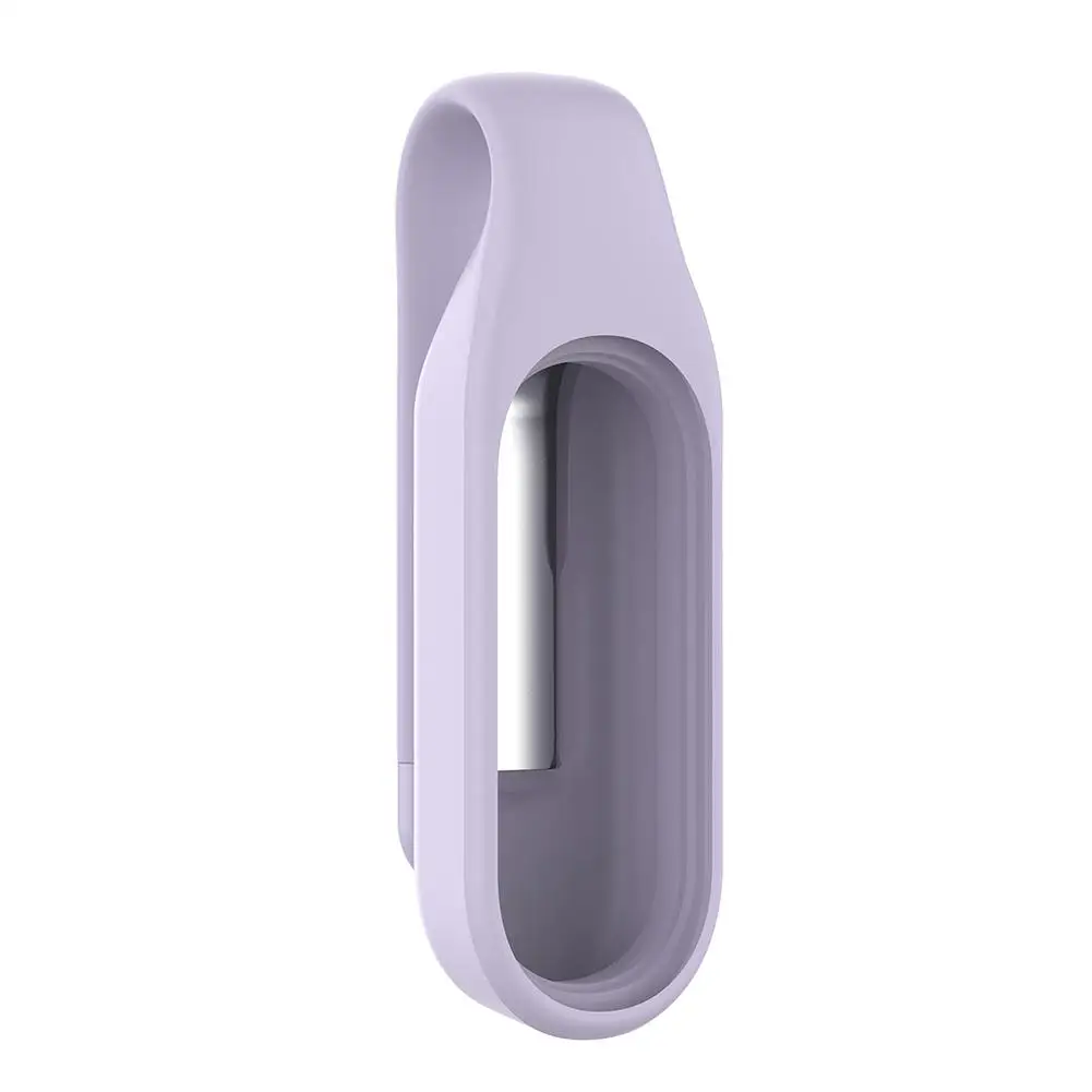 For Xiaomi Smart Band Silicone Metal Clip Buckle Holder Clip Case Cover Protective Case Shell Sport Hook Clip Anti-lost running