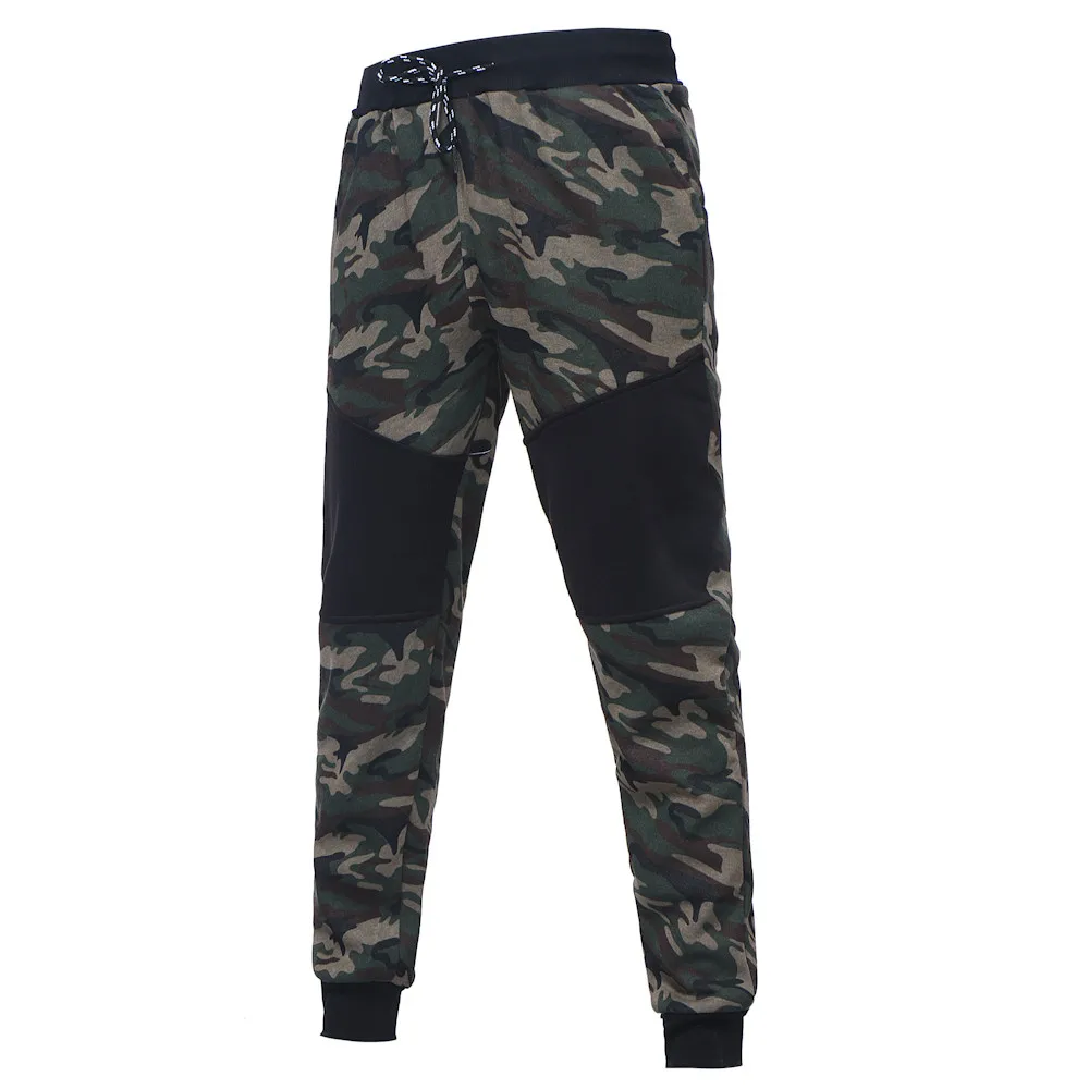 Men's Sportswear Autumn Patchwork Zipper Sweatshirt Top Pants Sets Sports Suit Tracksuit men track suit survetement homme
