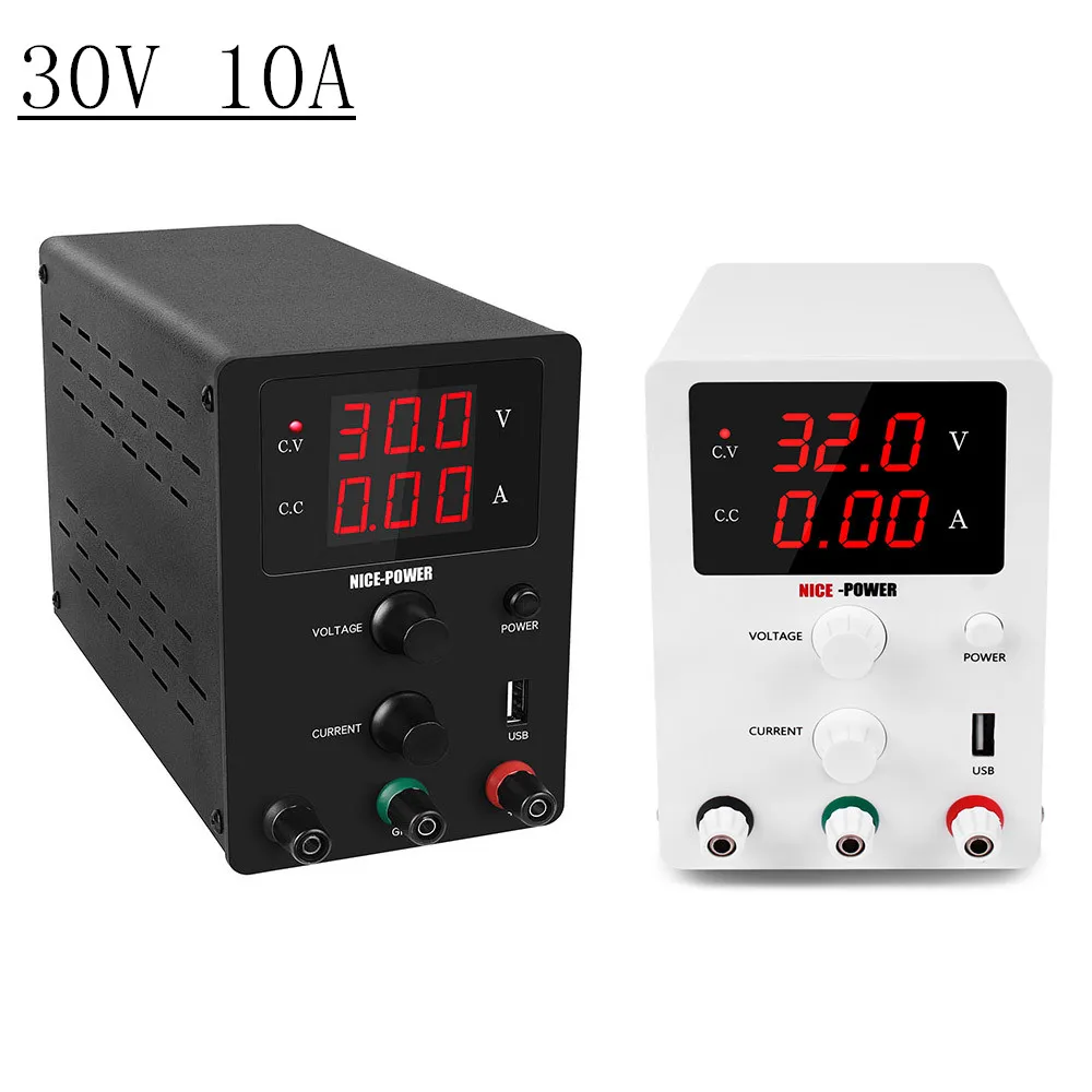 

New High-precision Voltage Regulated Lab Power Supply 30V 10A Power Supplies Adjustable Voltage And Current Regulator 30 V