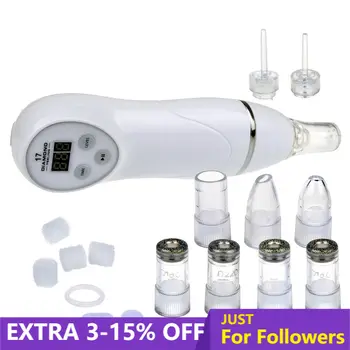 

UKLISS Blackhead Remover Pore Acne Pimple Removal Face T Zone Nose Cleaner Vacuum Suction Facial Diamond Beauty Clean Skin Tool