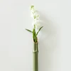2 Size Japanese Ceramic Hydroponics Wall Vase Simulation Green Bamboo Flower Plant Pot Modern Home Decoration 3