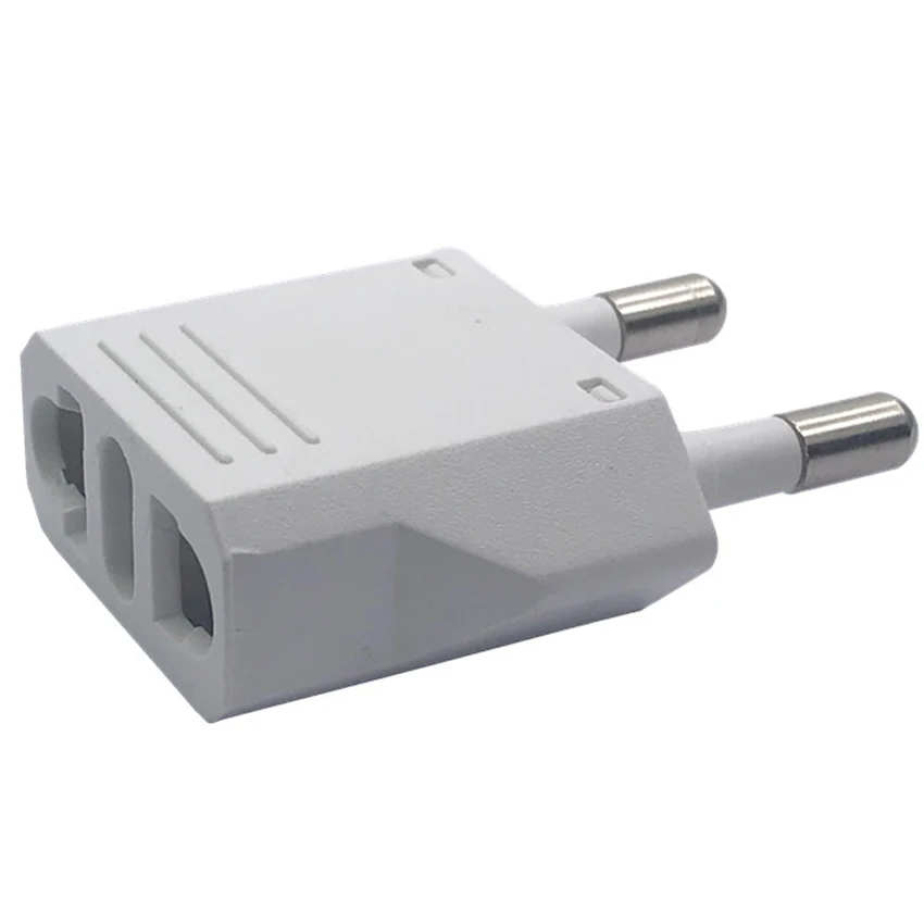 Plug Adapter 1pcs European KR Italy US to EU Travel Plug Adapter Electric Plug Converter Power Socket AC Outlet 4.0mm White Black Yellow Blue plug adapter,ac adapter