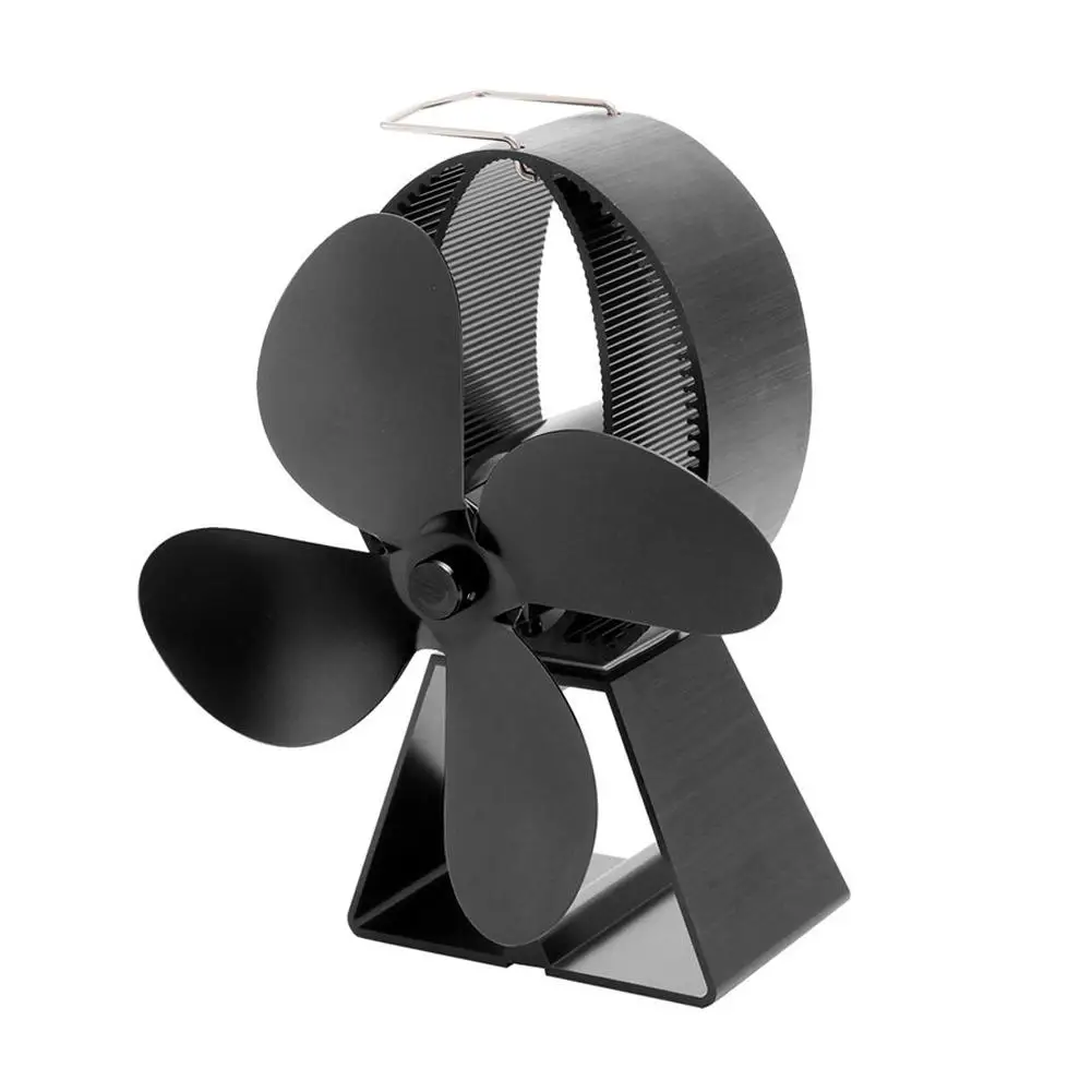 Powerless Fan For Fireplace Stoves Quiet Operation For Wooden Log