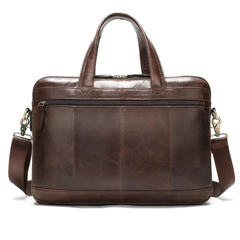 

Men's Briefcase Bag Men's Leather Laptop Bag for Men Office Bag for Men Porte Document Business Briefcase Handbag