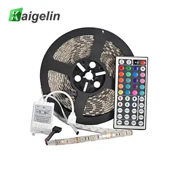 

12V 5M SMD5050 LED Strip Light Waterproof Flexible Remote Control RGB Light Strip with EU Adapter for Indoor Outdoor Decoration