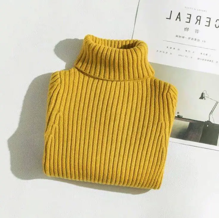 style 2 Свитер с высоким воротником для девочек; детская вязаная одежда; коллекция года; сезон осень-зима; Новинка; джемпер для маленьких мальчиков и девочек; сезон осень-зима - Цвет: style 2