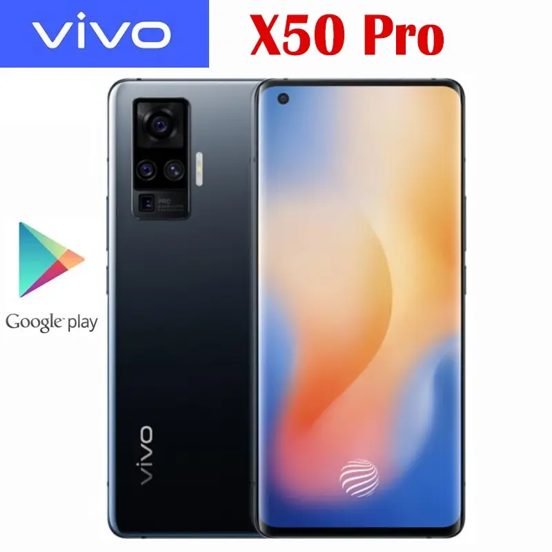 Оригинальный смартфон Offizielle VIVO X50 Pro 5G Snapdragon 76 6 56 '&#x272376x1080P AOMLED 48 0 МП камера NFC 33W |