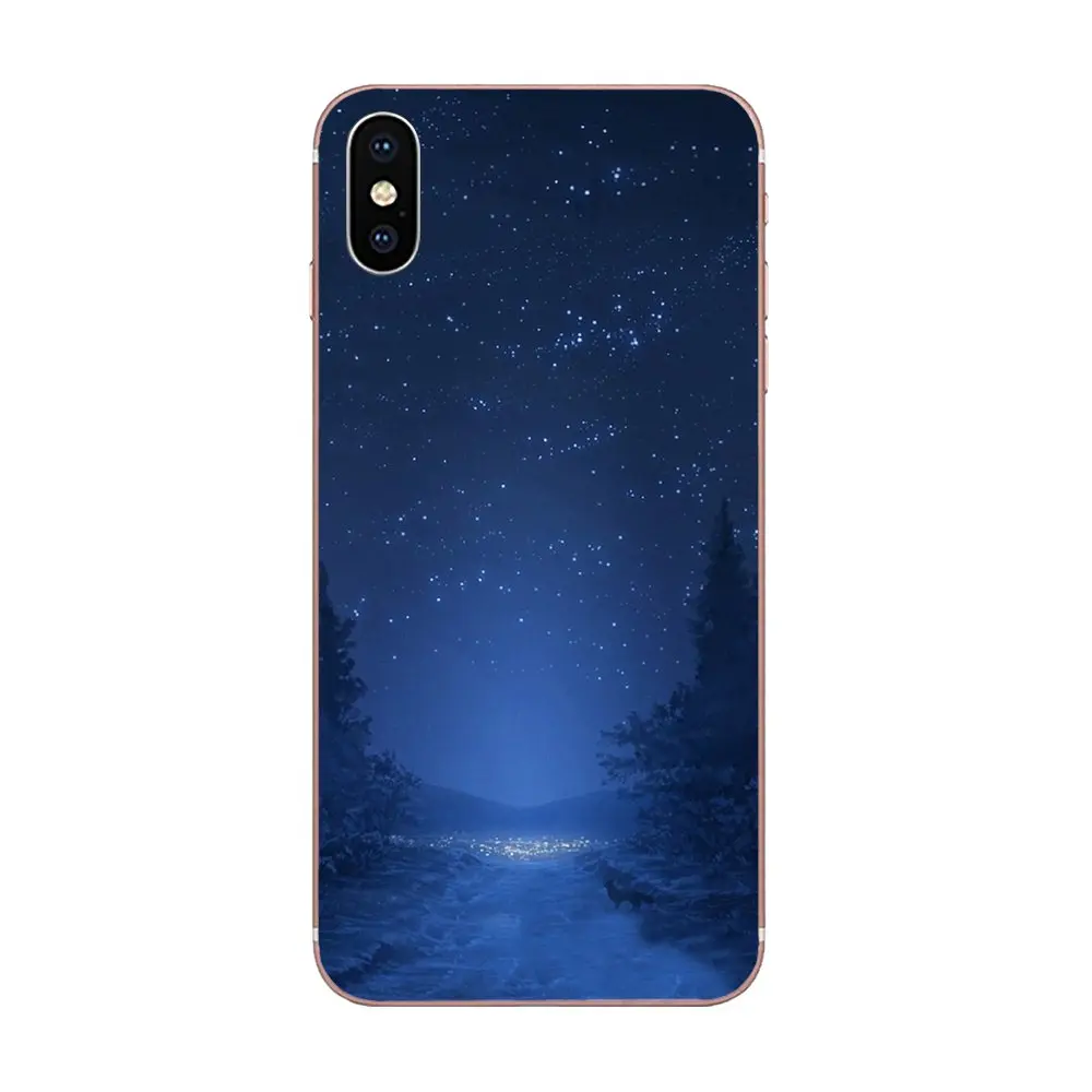 Звездное небо и приятные слова для huawei P7 P8 P9 P10 P20 P30 Lite Mini Plus Pro Y9 Prime P Smart Z 2018 2019 TPU