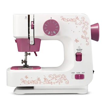 

New Home Electric Desktop Sewing Machine Multi-Function Thick Lockable Button Mini Sewing Machines DIY Clothes Home Use
