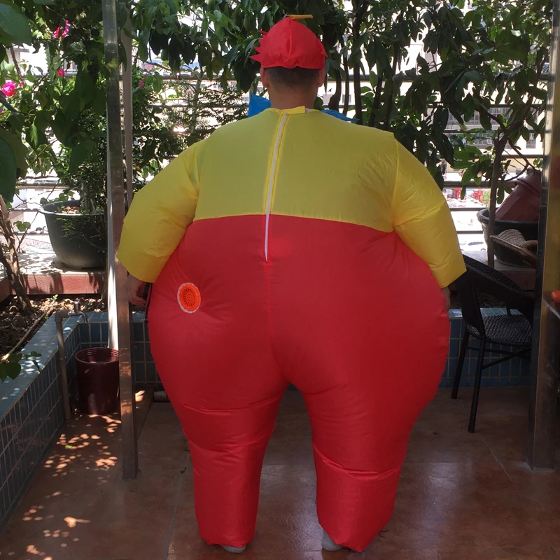 Inflatable Dumm Dee Costume For Adult Fat Brother Inflatable Full Body Suit Halloween Walking Cosplay Party Fancy Dress Costume (8)