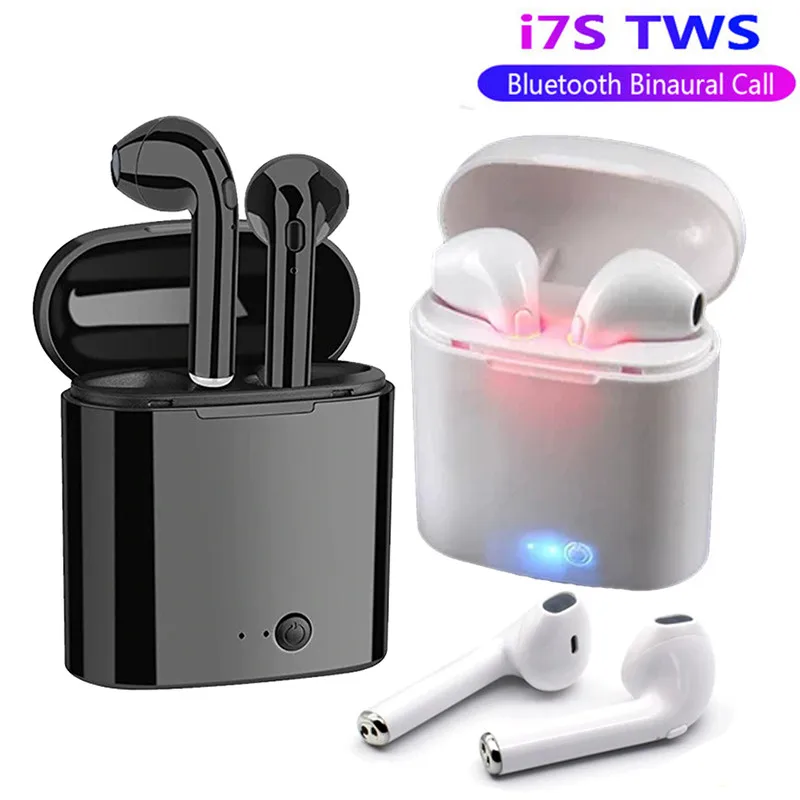 I7s TWS беспроводные Bluetooth наушники 5 0 Air Mini Sport Handsfree стерео с зарядным боксом для Apple
